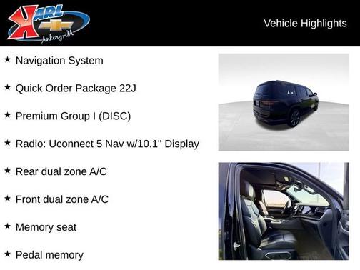 Diamond Black Crystal Pearlcoat 2022 Jeep Wagoneer Series II