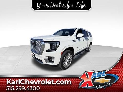 White Frost Tricoat 2022 GMC Yukon XL Denali