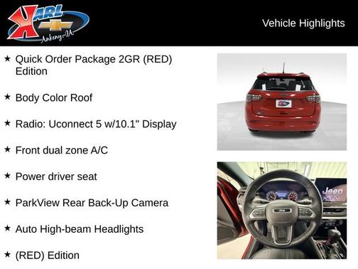 Redline Pearlcoat 2022 Jeep Compass (RED) Edition