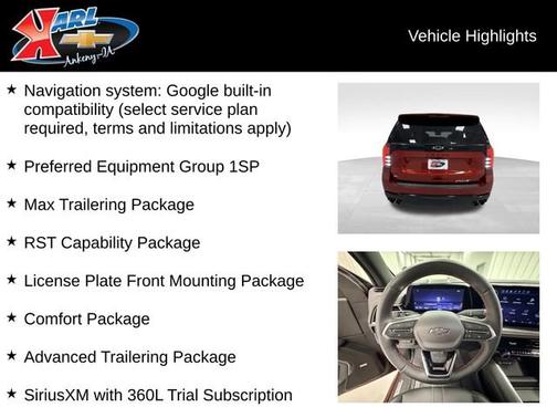 2025 Chevrolet Tahoe RST