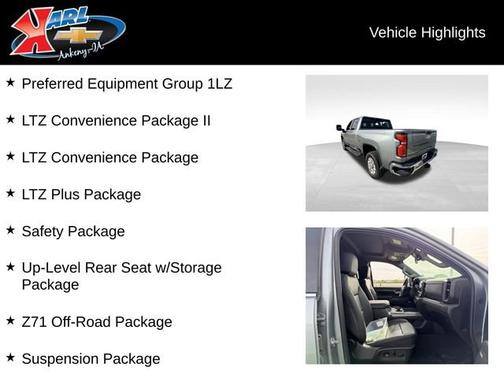 Sterling Gray Metallic 2024 Chevrolet Silverado 2500 LTZ