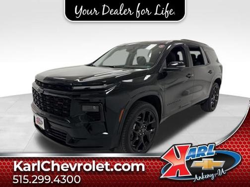 Mosaic Black Metallic 2024 Chevrolet Traverse AWD RS