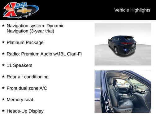 2022 Toyota Highlander Platinum