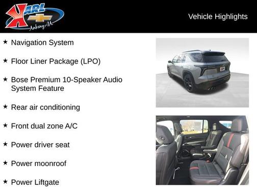 2024 Chevrolet Traverse AWD RS