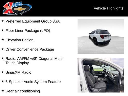 Summit White 2022 GMC Acadia SLE
