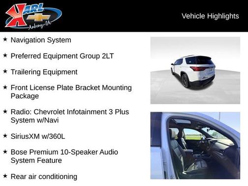 Iridescent Pearl Tricoat 2023 Chevrolet Traverse RS