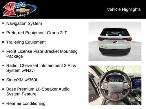 Iridescent Pearl Tricoat 2023 Chevrolet Traverse RS