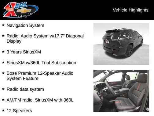 2026 Chevrolet Traverse AWD RS