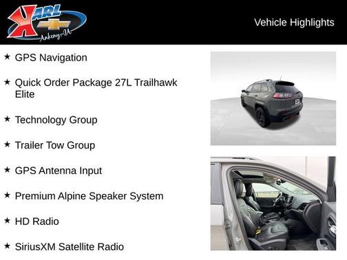 2019 Jeep Cherokee Trailhawk Elite