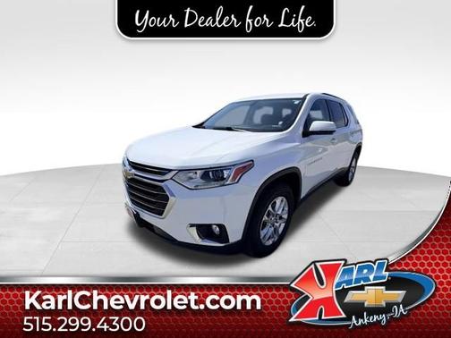 Summit White 2019 Chevrolet Traverse LT Cloth