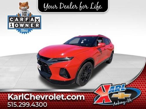 Red Hot 2020 Chevrolet Blazer RS