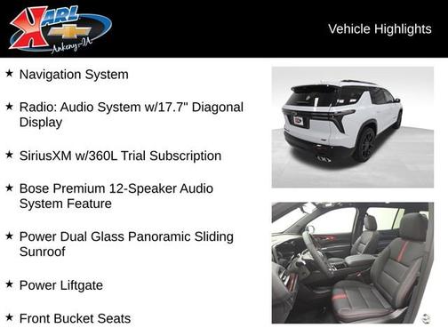 2026 Chevrolet Traverse AWD RS