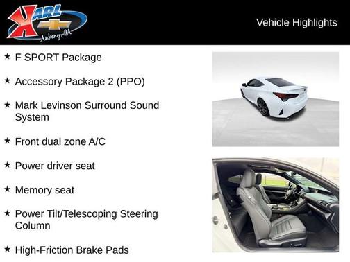 2022 Lexus RC 350 RC 350 F SPORT