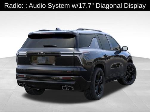 Black 2027 Chevrolet Traverse AWD RS