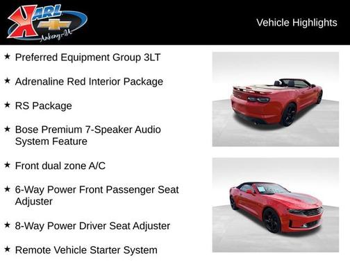Red Hot 2024 Chevrolet Camaro 3LT