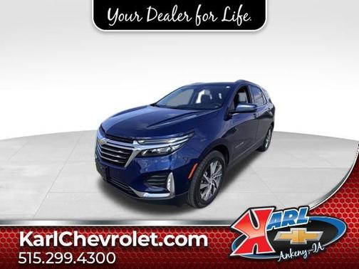 Blue Glow Metallic 2022 Chevrolet Equinox Premier