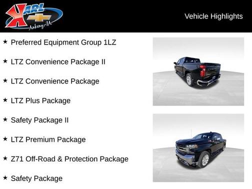 Black 2021 Chevrolet Silverado 1500 LTZ