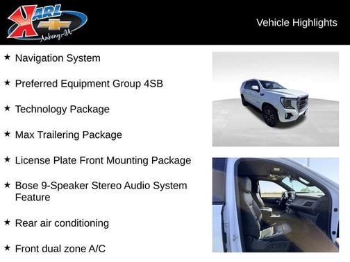 Summit White 2024 GMC Yukon AT4