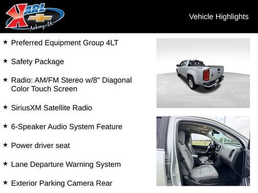 Silver Ice Metallic 2018 Chevrolet Colorado 4WD LT