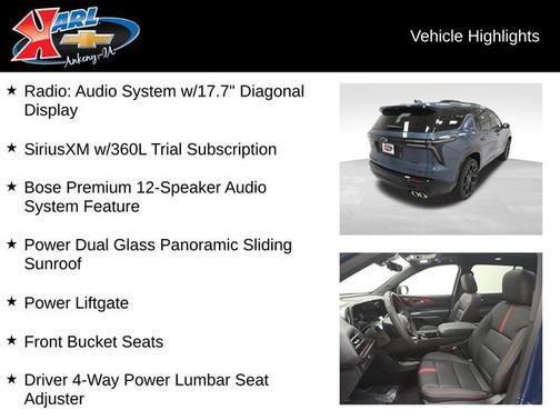 2026 Chevrolet Traverse AWD RS