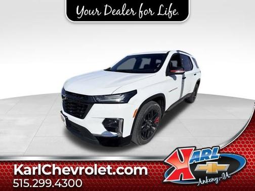 Summit White 2022 Chevrolet Traverse Premier