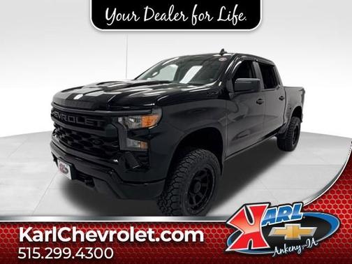 Black 2023 Chevrolet Silverado 1500 Custom Trail Boss