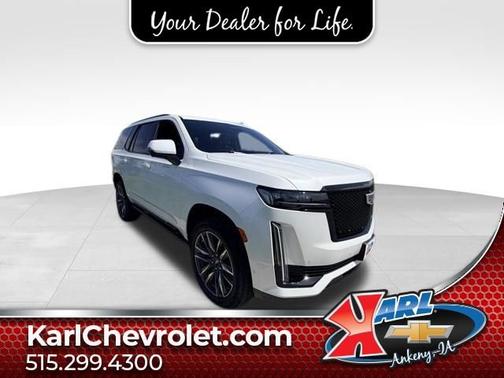Crystal White Tricoat 2021 Cadillac Escalade Sport