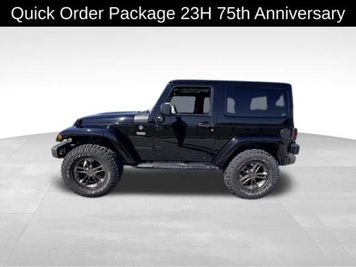 Black Clearcoat 2016 Jeep Wrangler 75th Anniversary