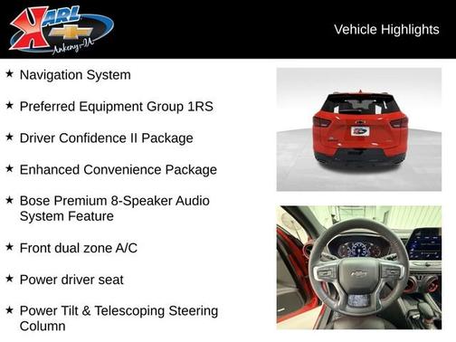 Red Hot 2023 Chevrolet Blazer RS