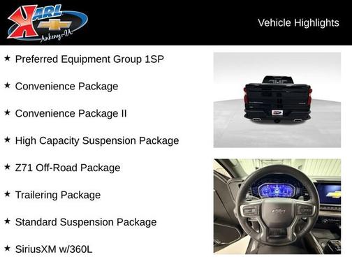 Black 2024 Chevrolet Silverado 1500 RST