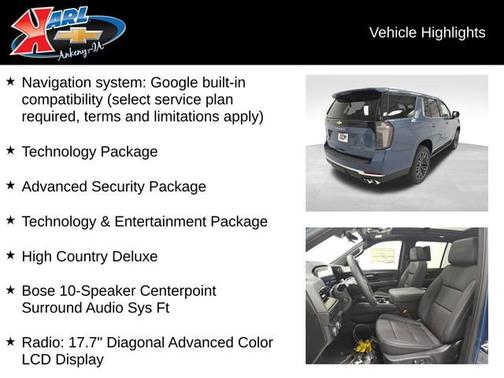 2026 Chevrolet Tahoe High Country