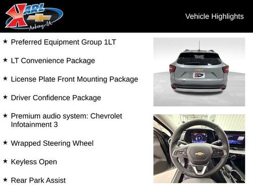 Sterling Gray Metallic 2024 Chevrolet Trax LT