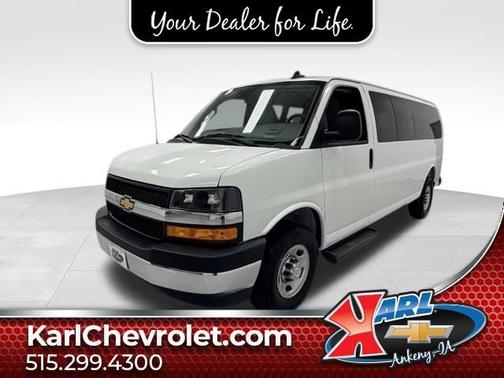 Summit White 2025 Chevrolet Express 3500 LT