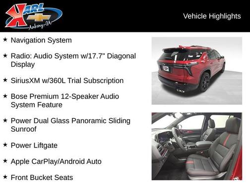 2026 Chevrolet Traverse AWD RS
