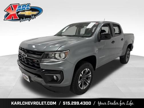 Satin Steel Metallic 2021 Chevrolet Colorado 4WD Z71