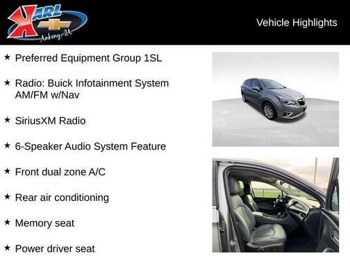 Satin Steel Metallic 2020 Buick Envision Essence