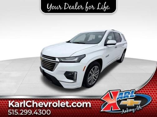 Summit White 2023 Chevrolet Traverse High Country