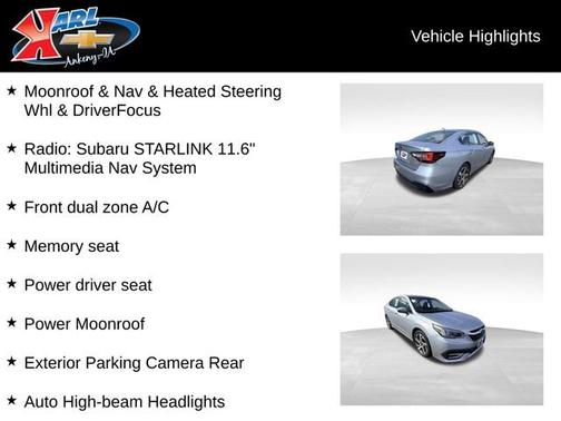 Ice Silver Metallic 2022 Subaru Legacy Limited