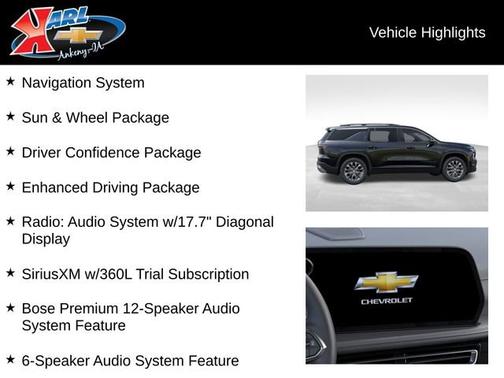 2025 Chevrolet Traverse AWD LT