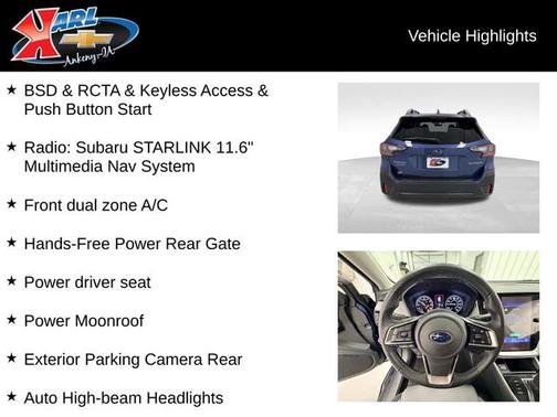 Abyss Blue Pearl 2022 Subaru Outback Premium