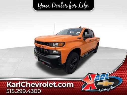 Special Exterior Color 2021 Chevrolet Silverado 1500 Custom Trail Boss