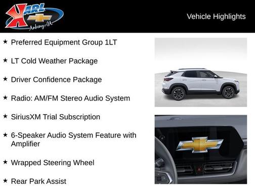 Summit White 2026 Chevrolet Trailblazer LT