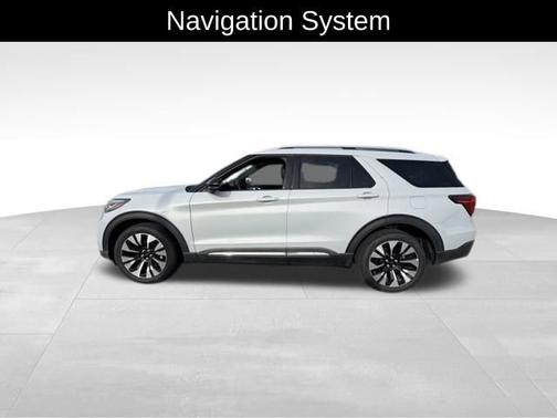 White 2026 Ford Explorer Platinum