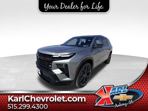 Sterling Gray Metallic 2026 Chevrolet Traverse AWD RS