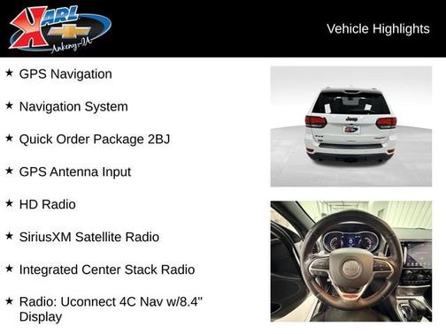 Bright White Clearcoat 2020 Jeep Grand Cherokee Trailhawk