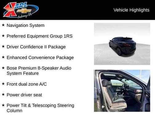 Black 2024 Chevrolet Blazer RS