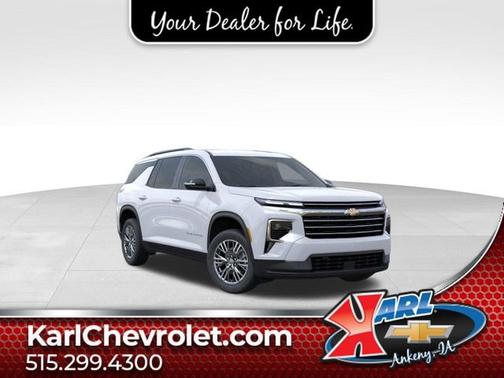 Polar White Tricoat 2026 Chevrolet Traverse AWD LT