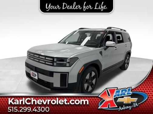 Shimmering Silver 2026 Hyundai SANTA FE HEV SEL