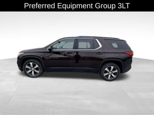 Black Cherry Metallic 2021 Chevrolet Traverse LT Leather