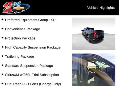 Black 2025 Chevrolet Silverado 1500 RST